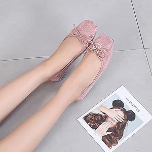 Amazon.com | Women's Fashion French Slip on Flats,Retro